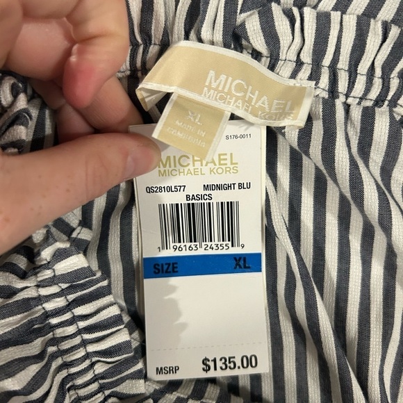 {Michael Michael Kors} Striped Ruffle Dress - Picture 3 of 3